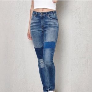 Levi’s High-Waisted Patchwork Jeans
